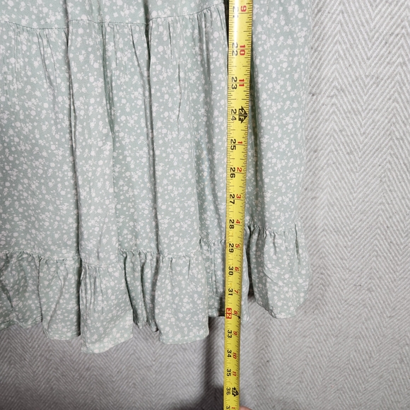 Hollister Mint Light Green Small Spaghetti Strap Lace Back Dress - Picture 7 of 14